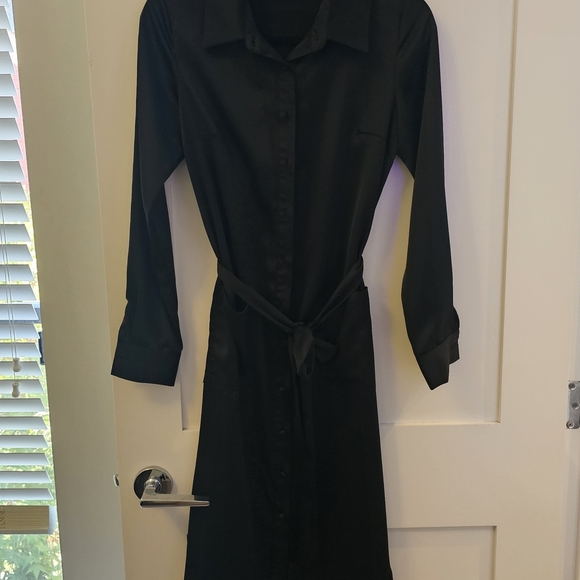 Rachel Parcell Elegant Black Shirt Dress Size XS - Picture 1 of 14